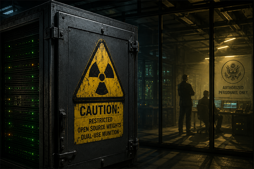Open-source models as restricted exports
